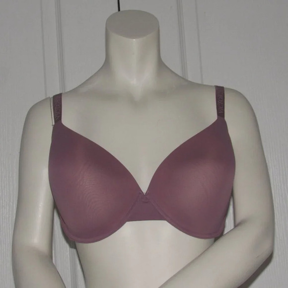 VICTORIA’S SECRET T-Shirt Lightly Lined Demi Purple Bra Size 36DDD - Picture 1 of 4